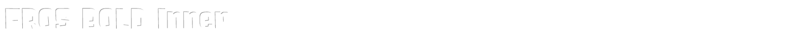 Fros Bold font preview